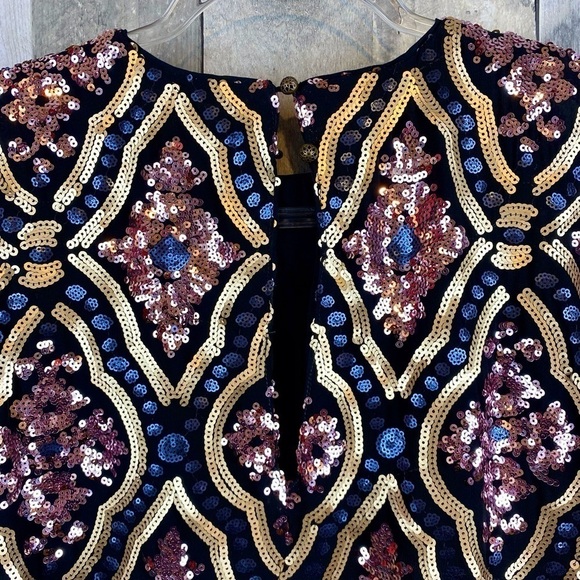 NWT By Anthropologie Amalia Sequined Tunic Dress Size XXS Petite - Picture 8 of 16